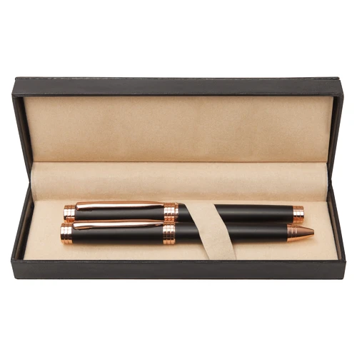 SET DE BOLIGRAFO Y ROLLER  "COBRA" TINTA AZUL