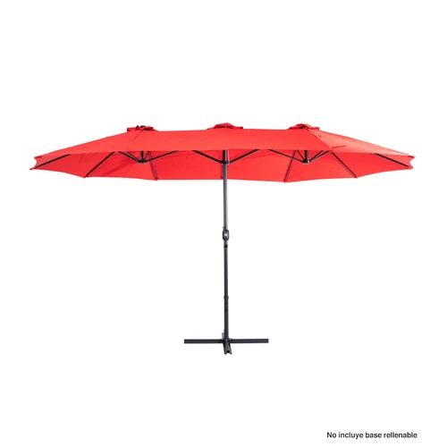 Quitasol ovalado "Twins" 4.55x2.7M