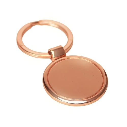 Llavero redondo encobrizado "COPPER"