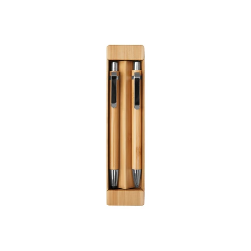 SET DE BOLIGRAFO Y LÁPIZ MECÁNICO DE BAMBÚ "NAGANO DUO"